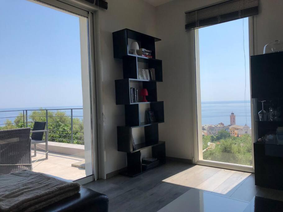 Appartement Vue Panoramique Sur La Mer Et La Citadelle De Bastia Bastia  Exterior foto